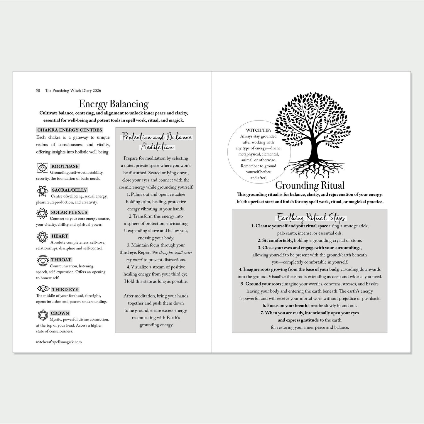 The Practicing WITCH DIARY 2026 – Book of Shadows. A Comprehensive Guide for Witches