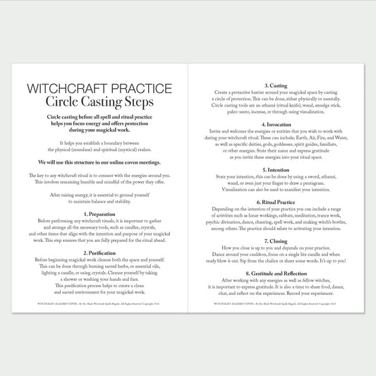 Spells and Magick Digital Witchcraft Bundle + Book of Shadows Guide