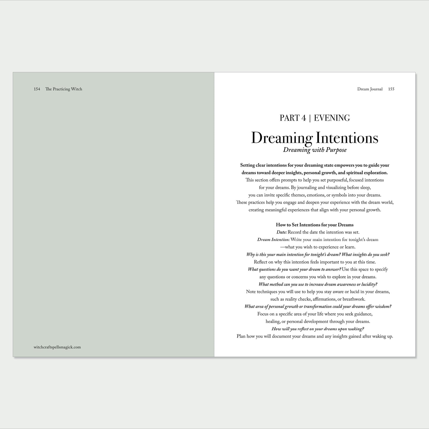 The Practicing Witch DREAM Journal. Discover the Magick of your Dreams