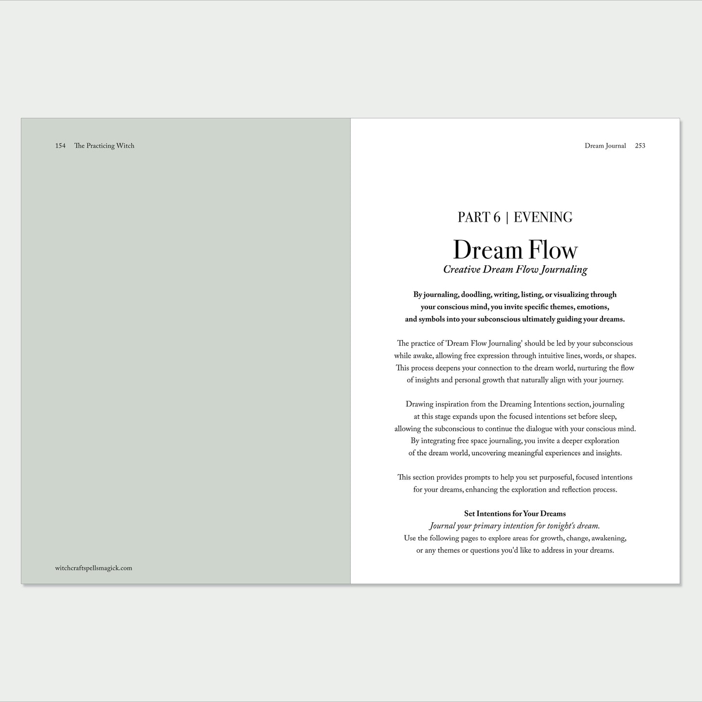 The Practicing Witch DREAM Journal. Discover the Magick of your Dreams