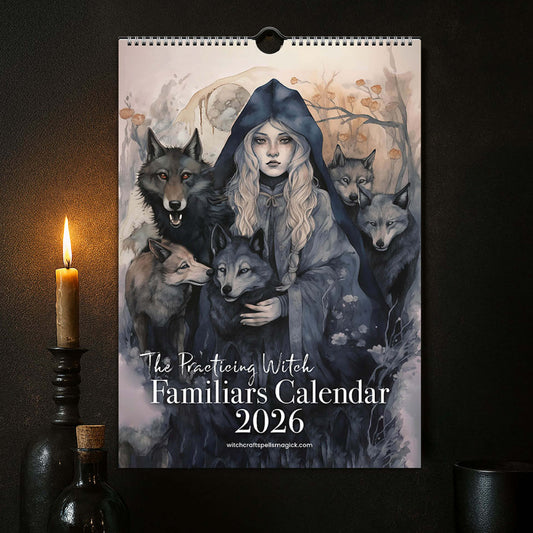 2026 Witch Familiars Calendar – Spirit Animal Guides for Every Month