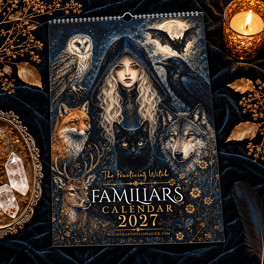 The Practicing Witch Familiars Calendar 2027 | Animal Magick