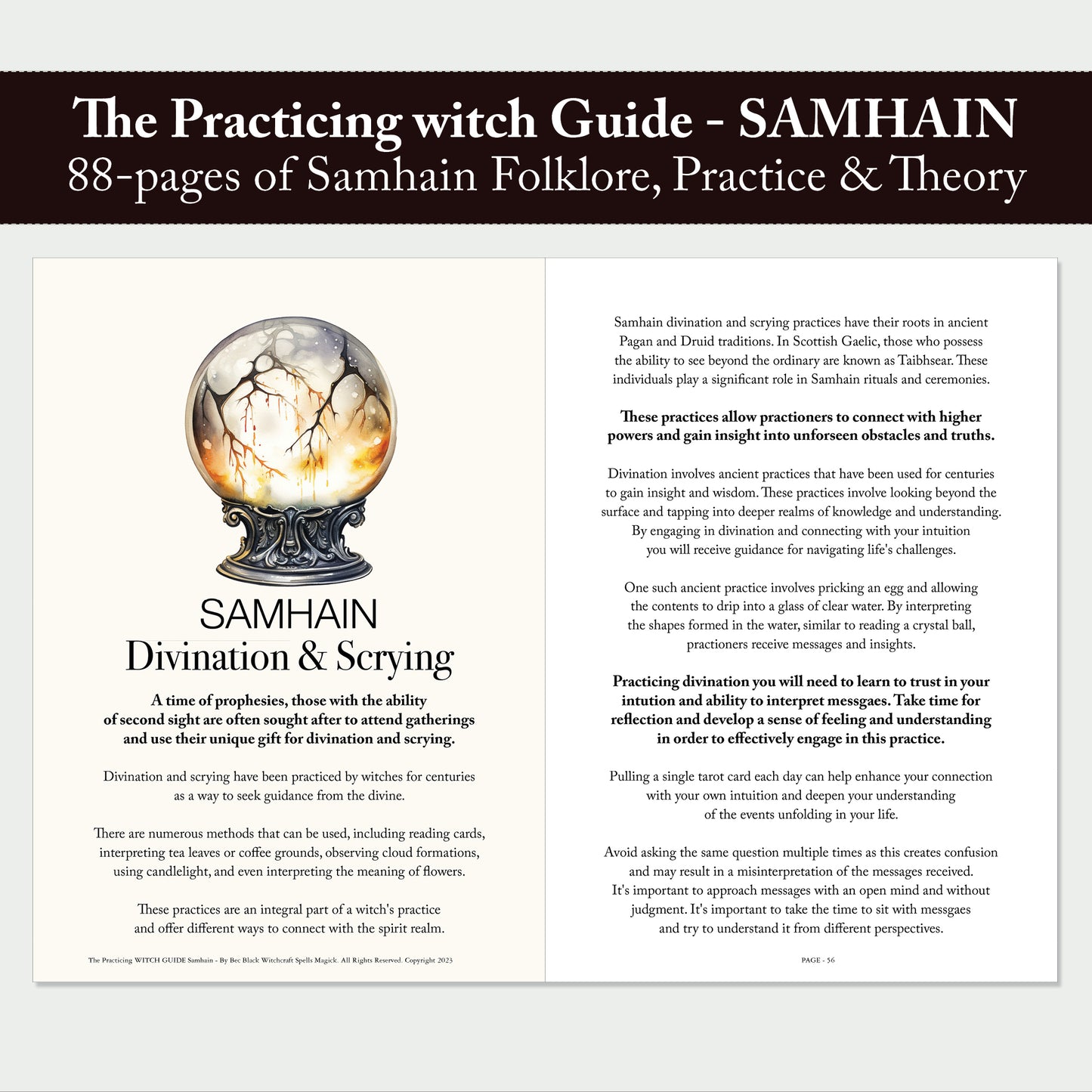 The Practicing Witch - SAMHAIN Guide - Digital - The Greater Witches' Sabbat