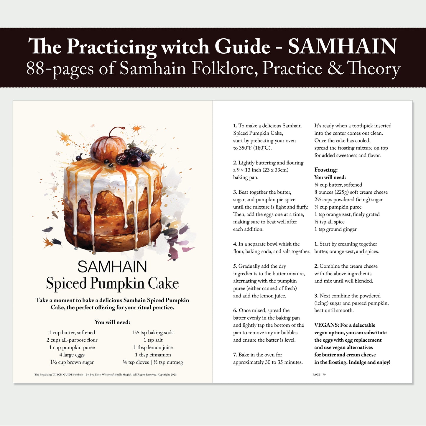 The Practicing Witch - SAMHAIN Guide - Digital - The Greater Witches' Sabbat