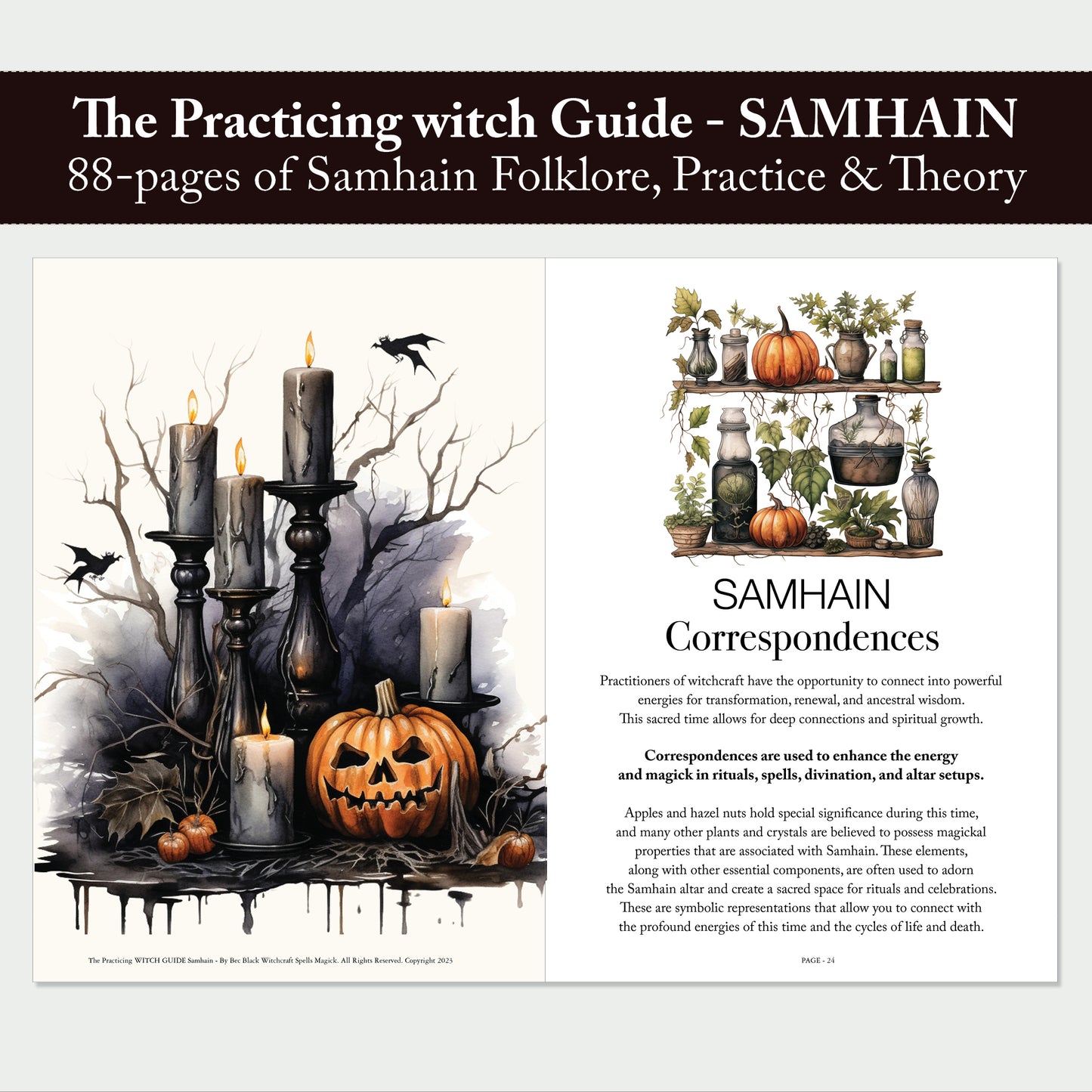 The Practicing Witch - SAMHAIN Guide - Digital - The Greater Witches' Sabbat