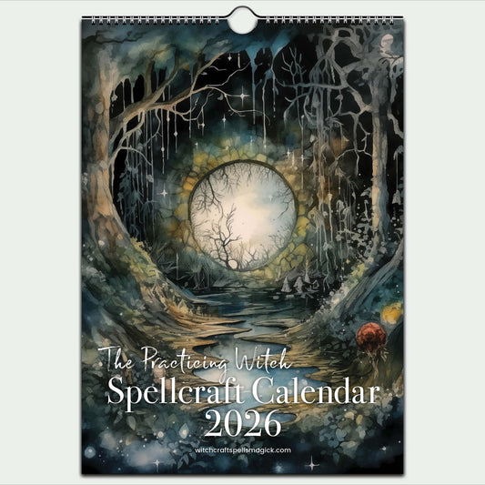 2026 Spellcraft Calendar for Witches – Monthly Spells, Rituals and Magick