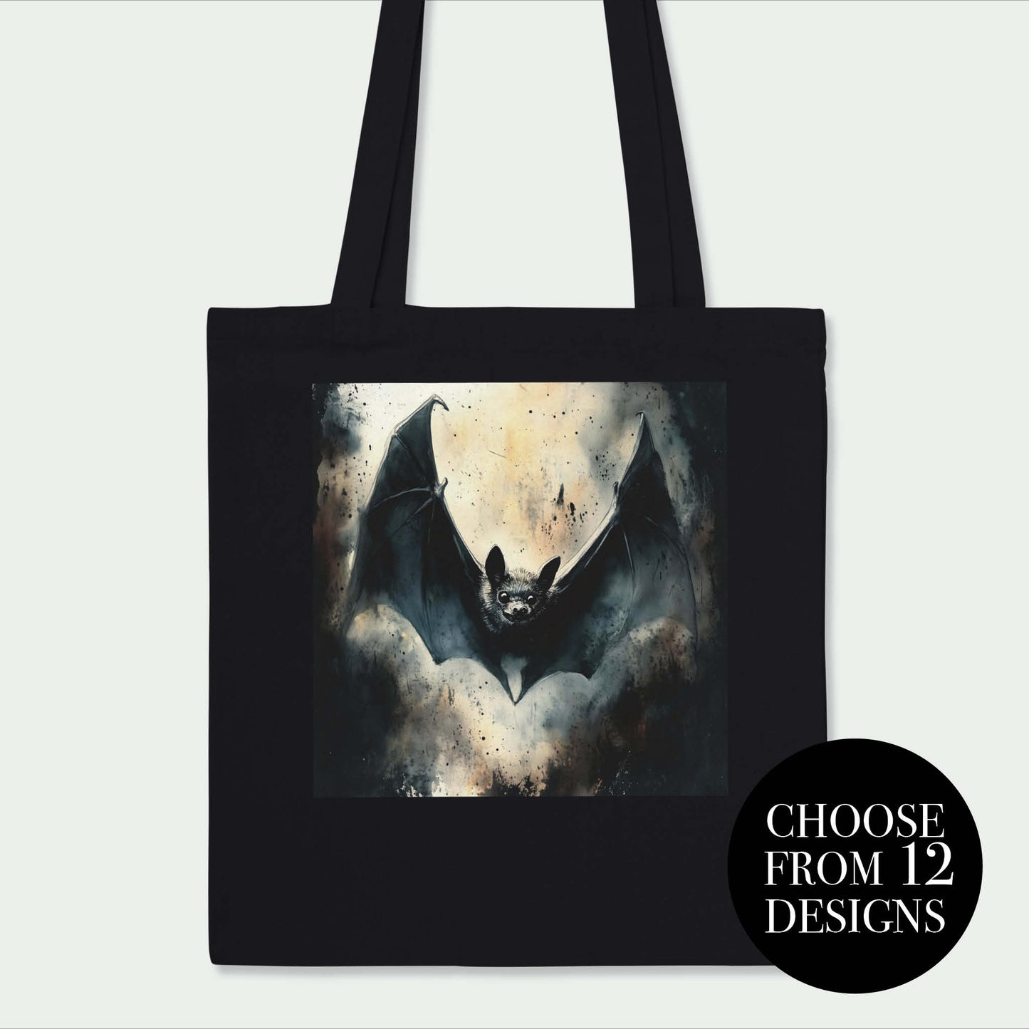 Witch Familiar Tote Bag – 12 Spirit Animal Designs for Witches