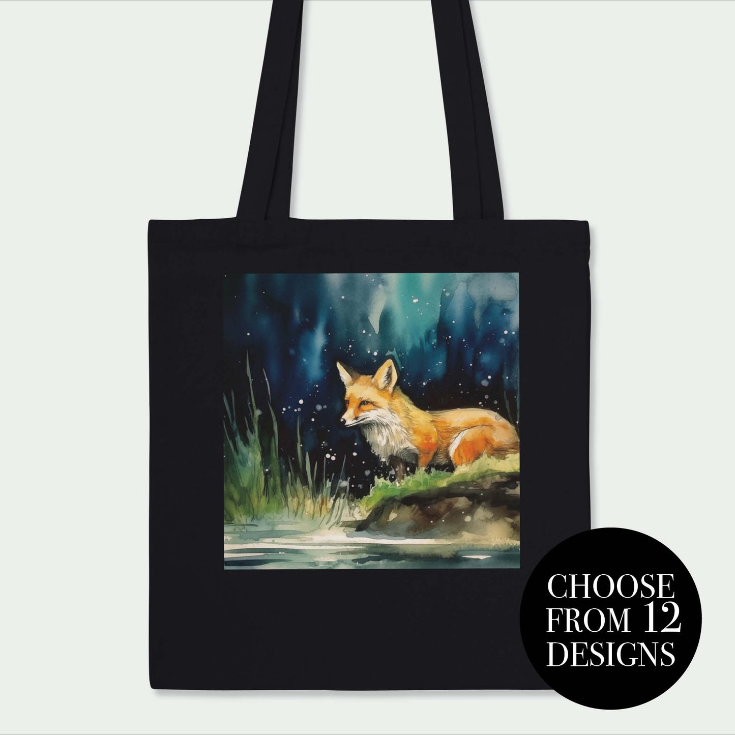 Witch Familiar Tote Bag – 12 Spirit Animal Designs for Witches