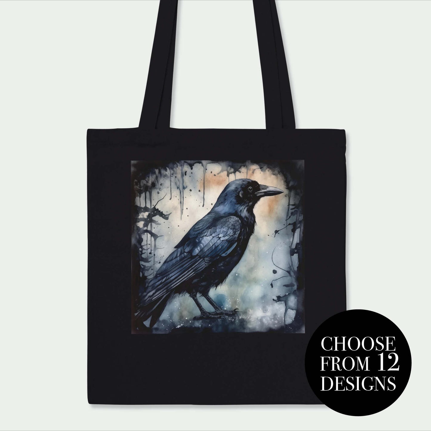 Witch Familiar Tote Bag – 12 Spirit Animal Designs for Witches