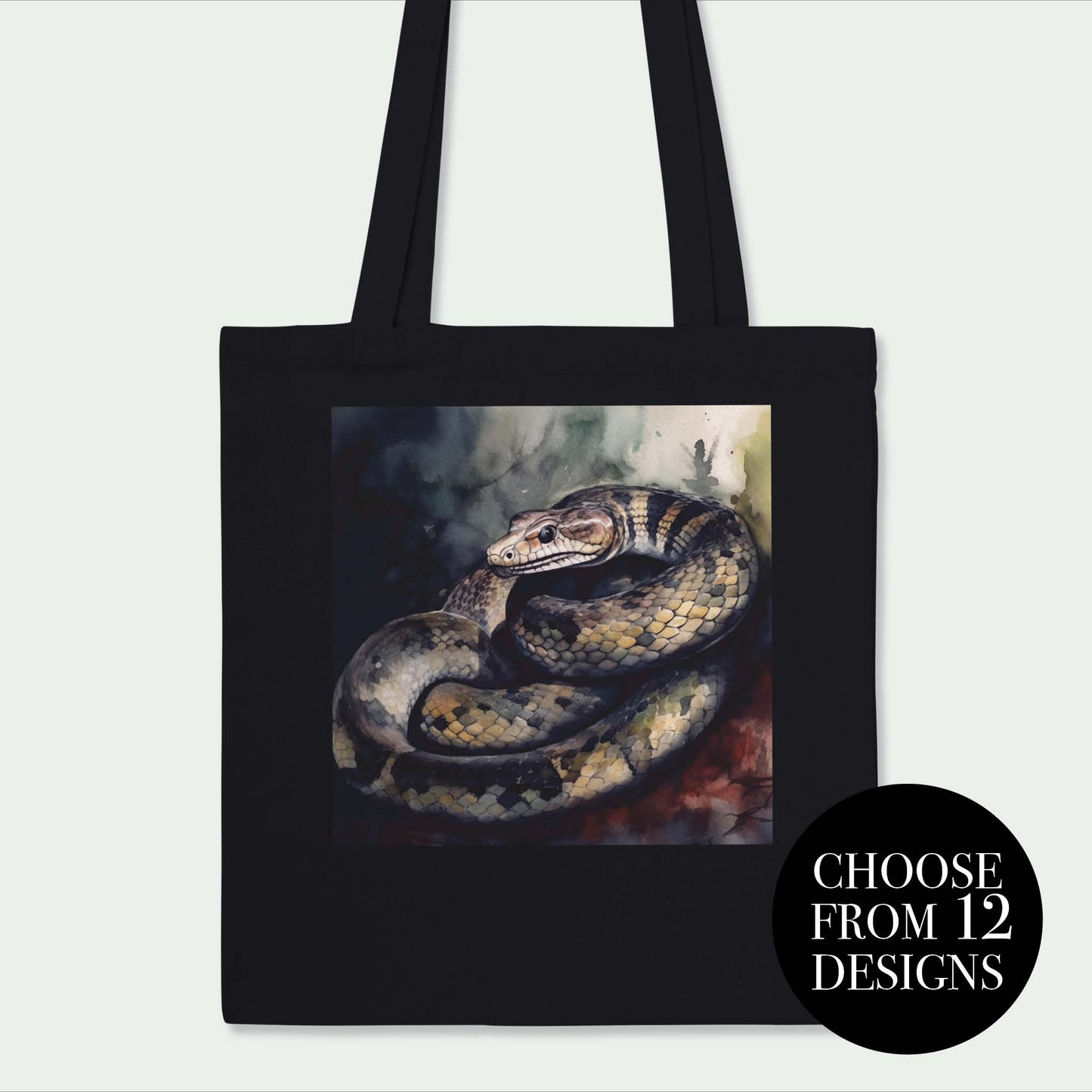 Witch Familiar Tote Bag – 12 Spirit Animal Designs for Witches