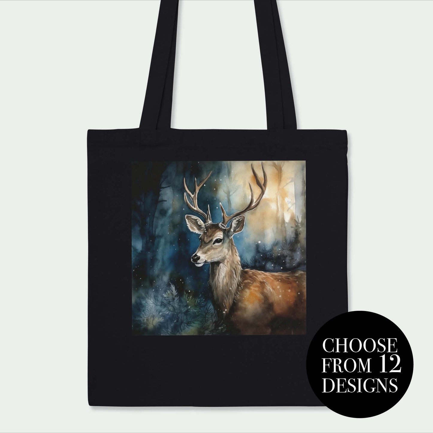 Witch Familiar Tote Bag – 12 Spirit Animal Designs for Witches