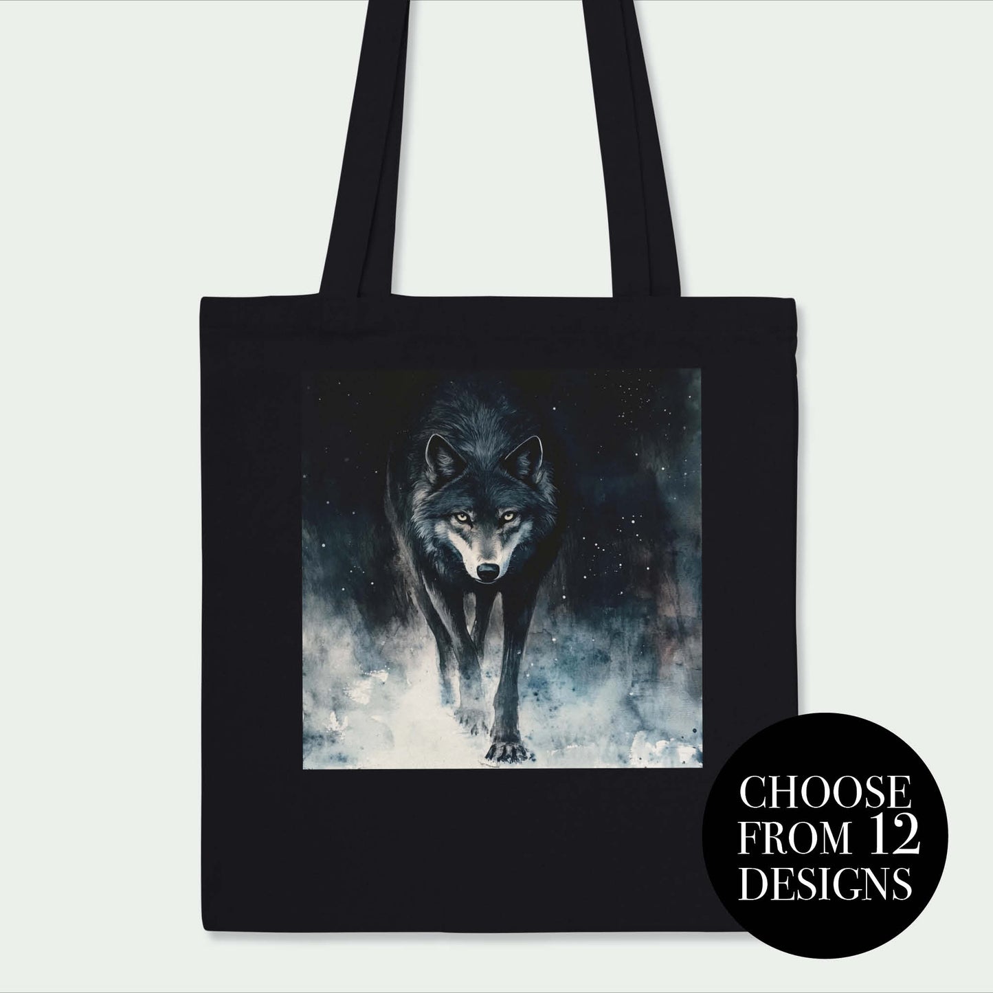 Witch Familiar Tote Bag – 12 Spirit Animal Designs for Witches