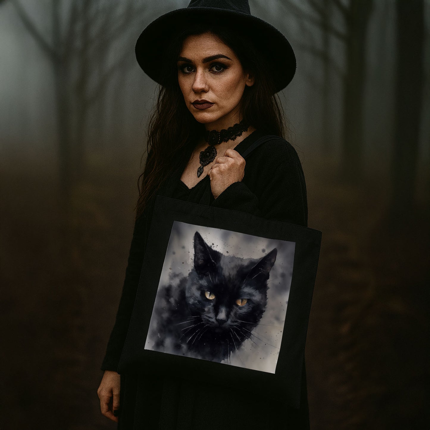 Witch Familiar Tote Bag – 12 Spirit Animal Designs for Witches