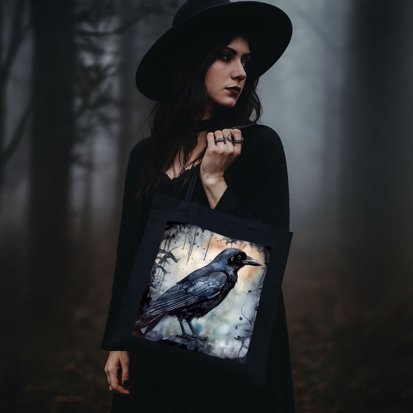 Witch Familiar Tote Bag – 12 Spirit Animal Designs for Witches