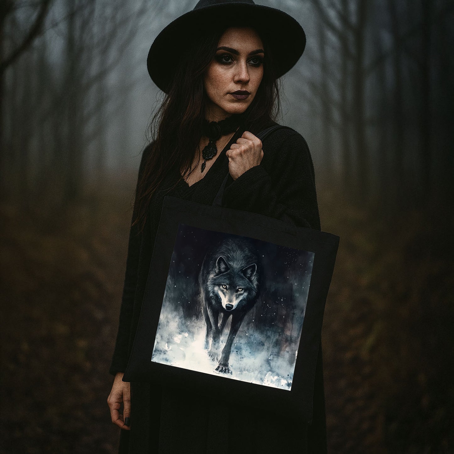 Witch Familiar Tote Bag – 12 Spirit Animal Designs for Witches