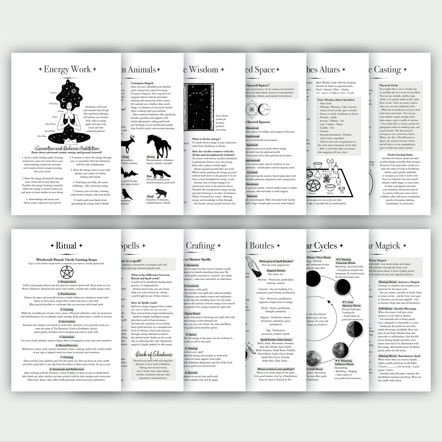Create Your Own Magickal Grimoire with Book of Shadows Creator Digital Pages