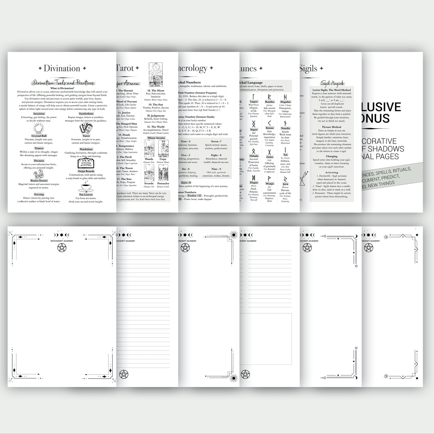 Create Your Own Magickal Grimoire with Book of Shadows Creator Digital Pages