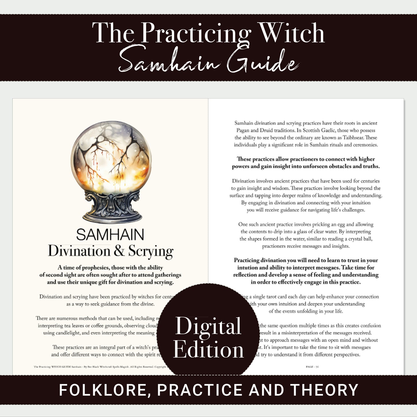 The Practicing Witch - SAMHAIN Guide - Digital - The Greater Witches' Sabbat