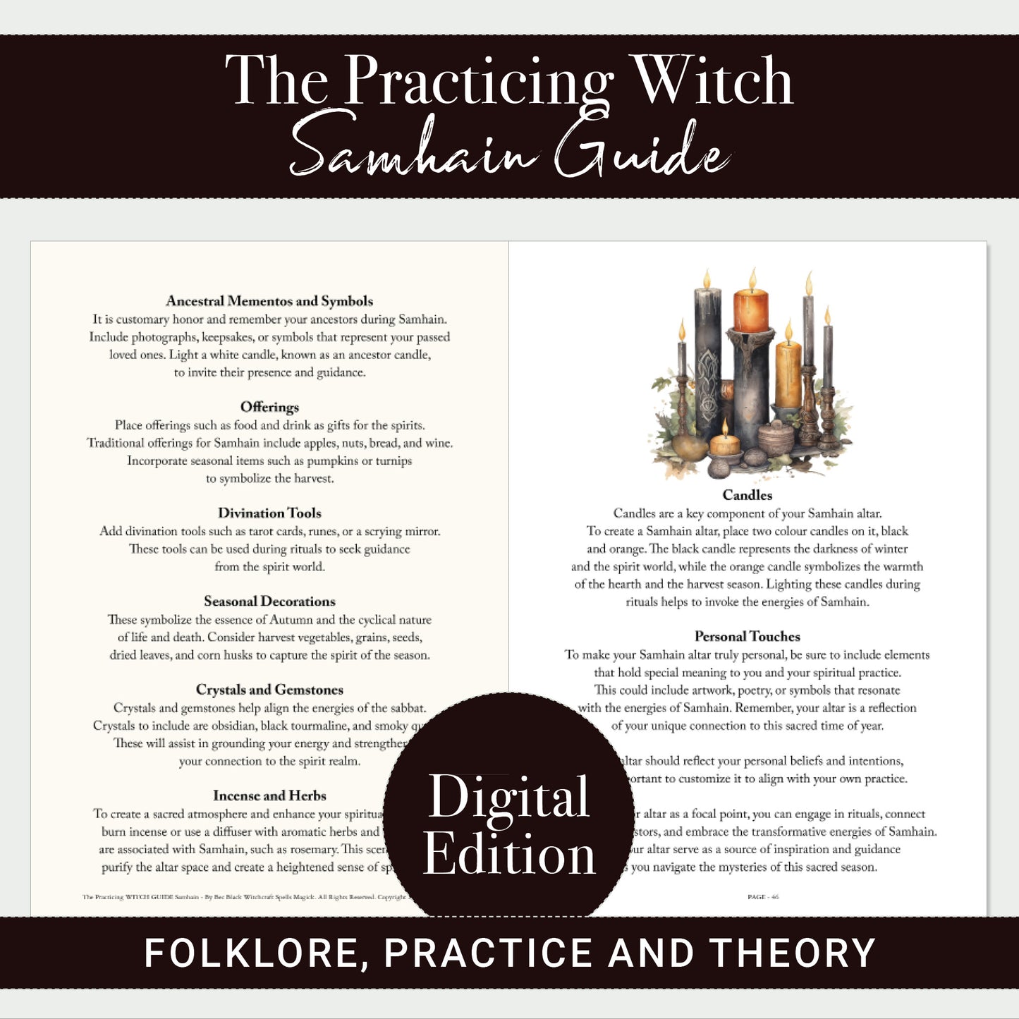 The Practicing Witch - SAMHAIN Guide - Digital - The Greater Witches' Sabbat