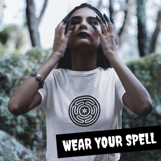 Hekate, Dark Goddess, Hecate symbol Wheel Protection Spell