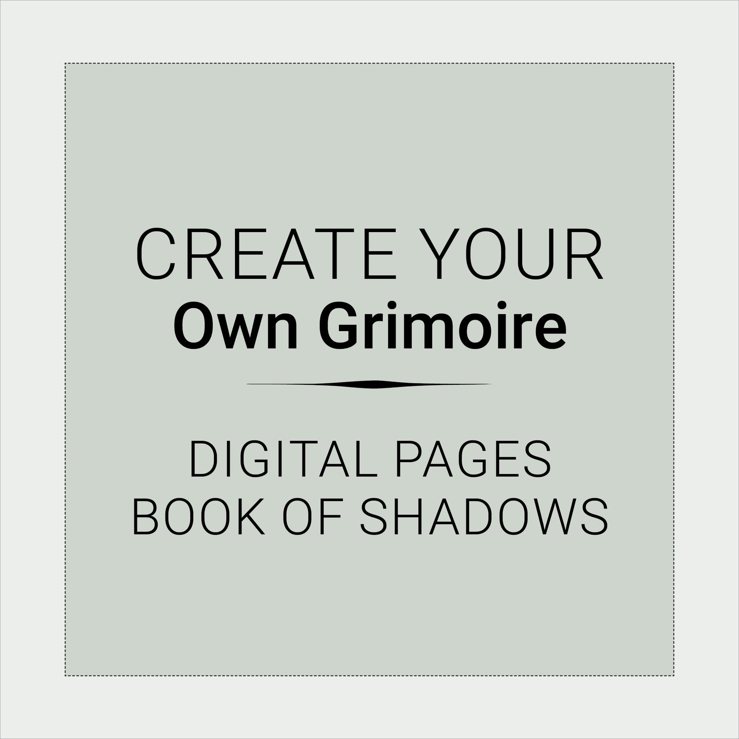 Enhance Your Magickal Grimoire with these Printable Book of Shadows Pages