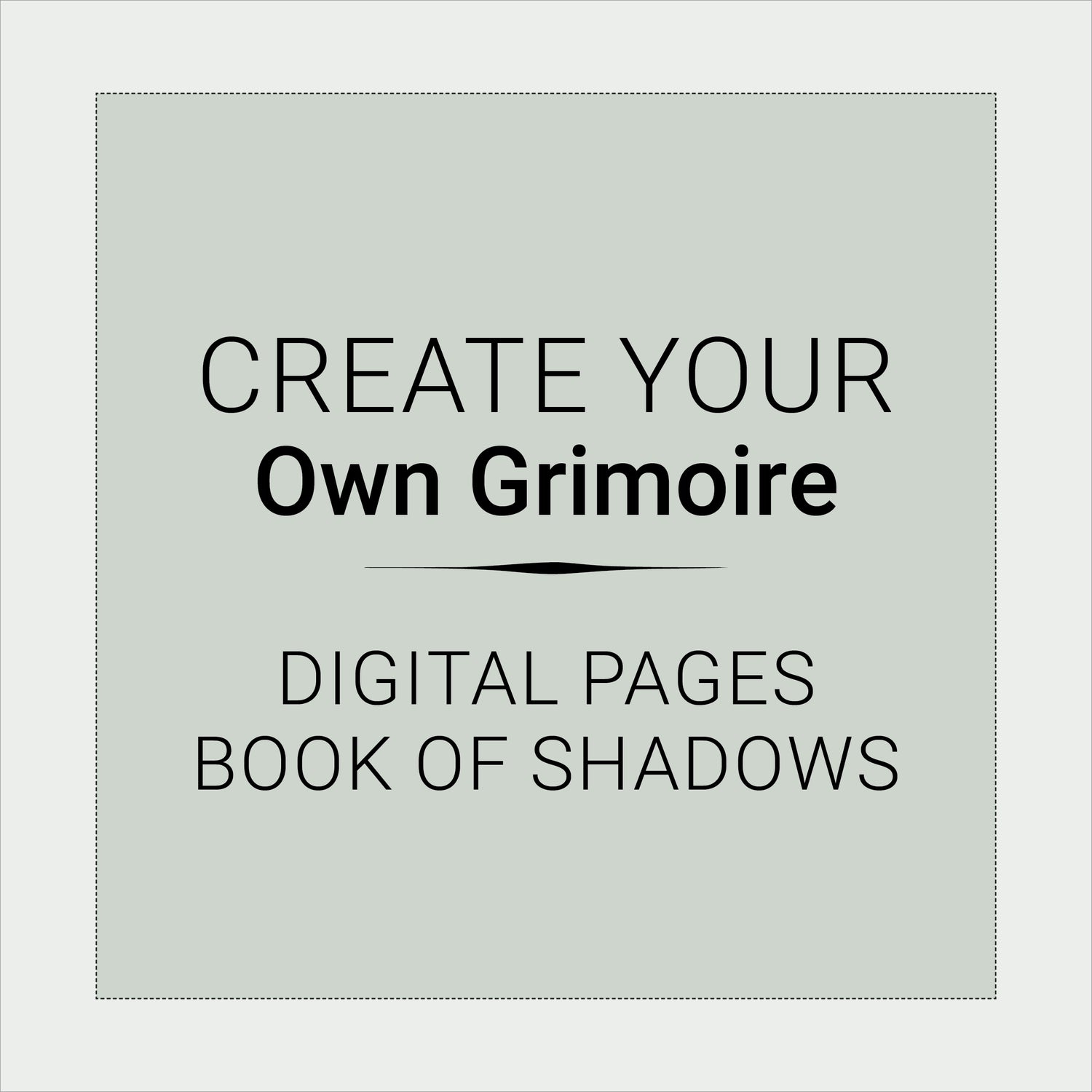 Witchcraft Digital Downloads - PDFs, Printables & Guides