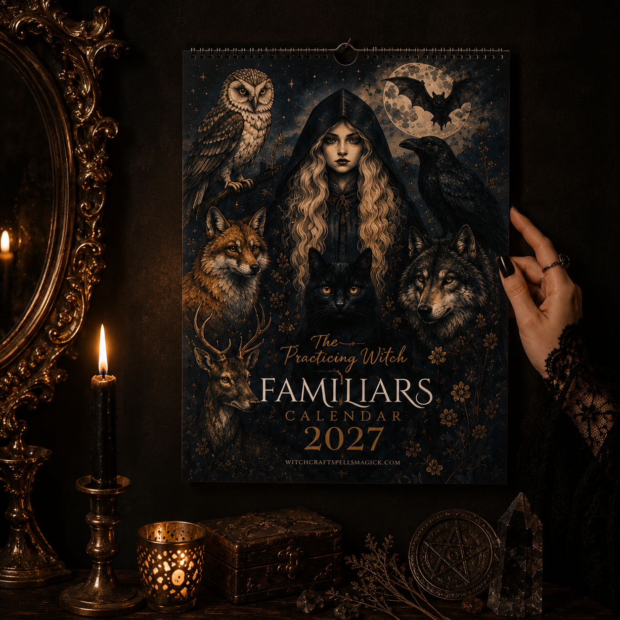 The Practicing Witch Familiars Calendar 2027