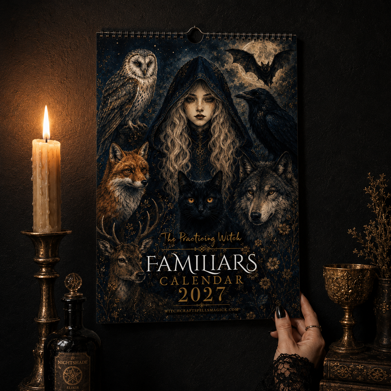 The Practicing Witch Familiars Calendar 2027