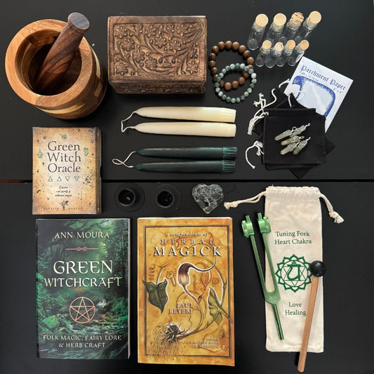 The Green Witch - Witchcraft Kit | Essentials Bundle | Witchcraft Spells Magick