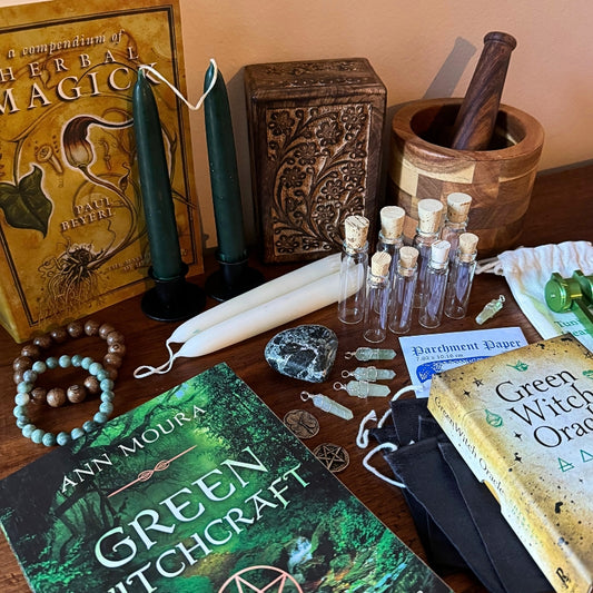 The Green Witch - Witchcraft Kit | Essentials Bundle | Witchcraft Spells Magick