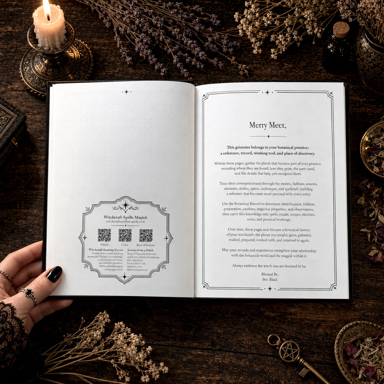 The Practicing Witch Botanical Grimoire | Plant Magick