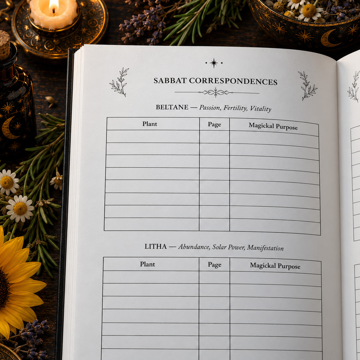 The Practicing Witch Botanical Grimoire | Plant Magick