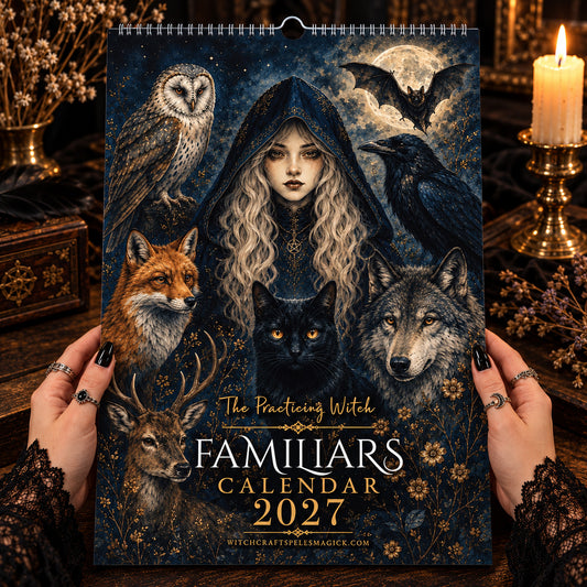 The Practicing Witch Familiars Calendar 2027 | Animal Magick