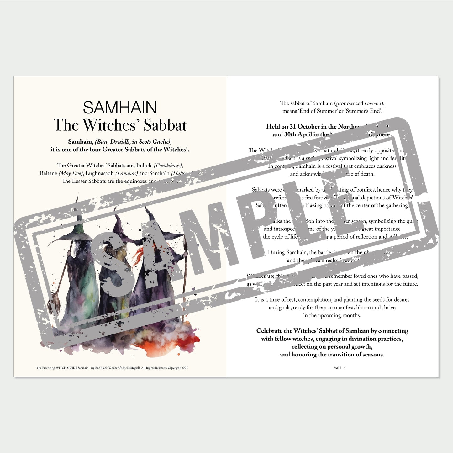 The Practicing WITCH Guide - Digital - Samhain Greater Witches' Sabbat