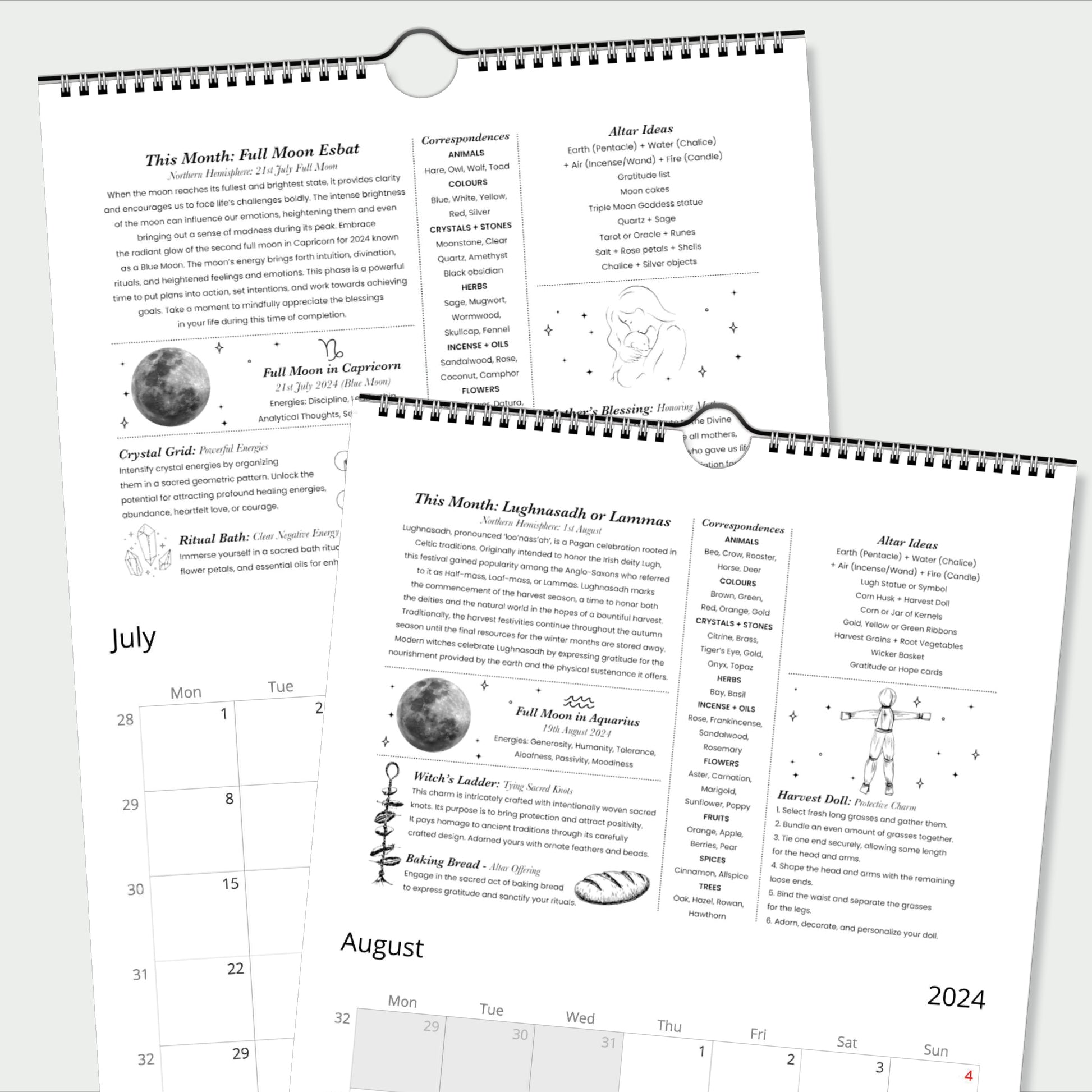 The Practicing WITCH CALENDAR 2024 - Northern Hemisphere - Monthly Alt – witchcraftspellsmagick the-practicing-witch-calendar-2024-northern-hemisphere-monthly-alt-witchcraftspellsmagick