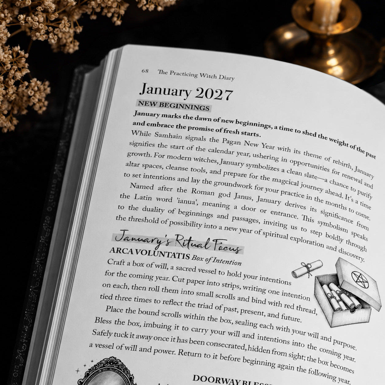The Practicing Witch Diary 2027 – Book of Shadows