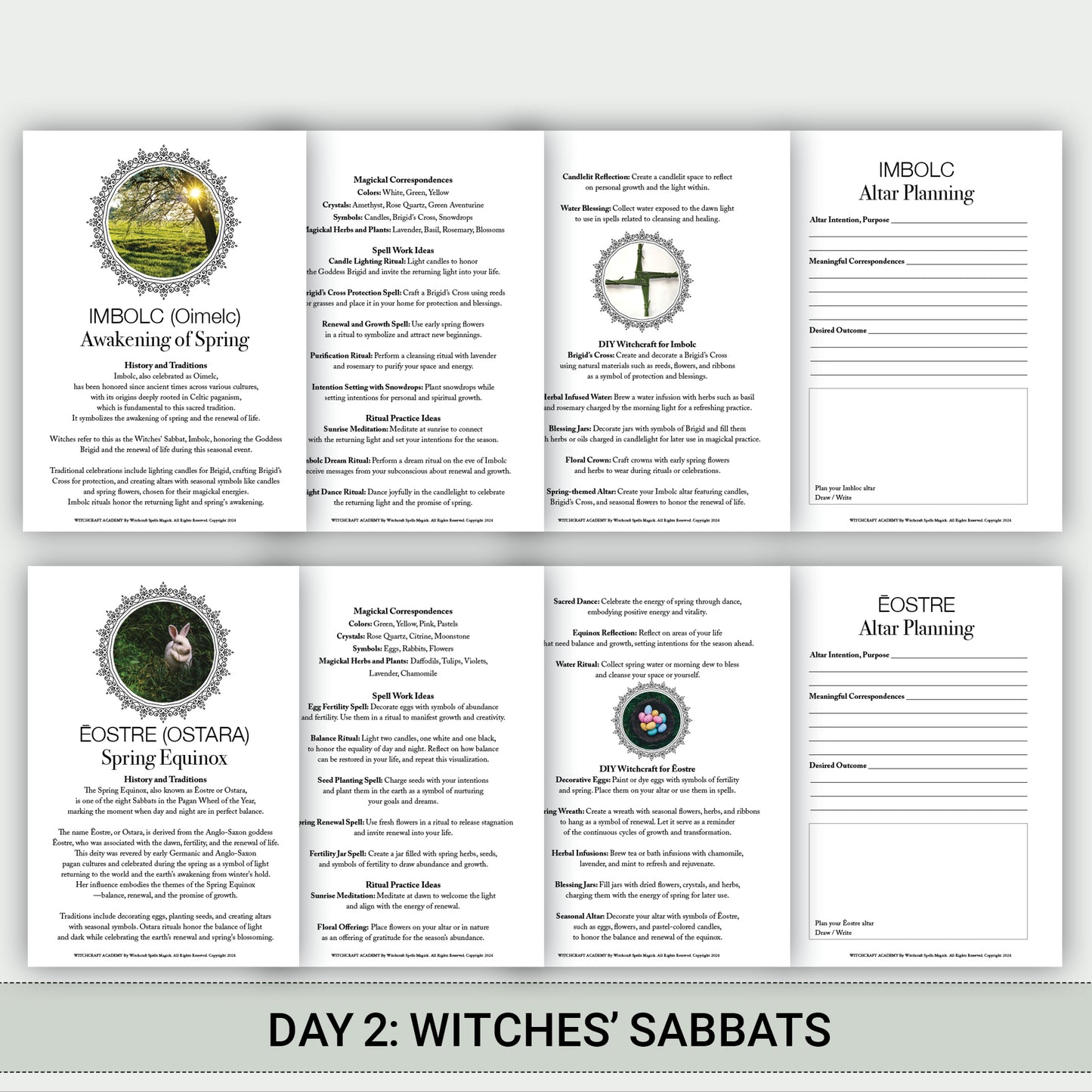 Witch's MEGA Bundle: Witchcraft Academy - Day 1–4 Bundles