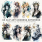 Ethereal Watercolor Goddesses Clipart Images for Your Creative Projects