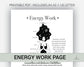 Grimore Page - Energy Work - Witch Meditation