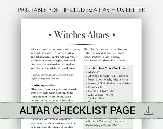 Witches Altars - Pagan Altar Setup