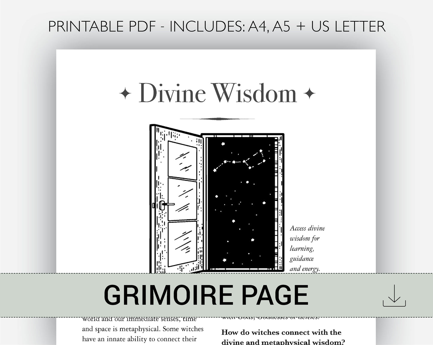 Divine Wisdom - Metaphysical Energies